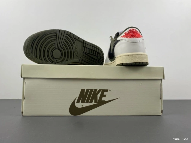 Rep Husky X TRAVIS MEDIUM DM7866-200 JORDAN AIR OG OLIVE LOW SCOTT 1 0712